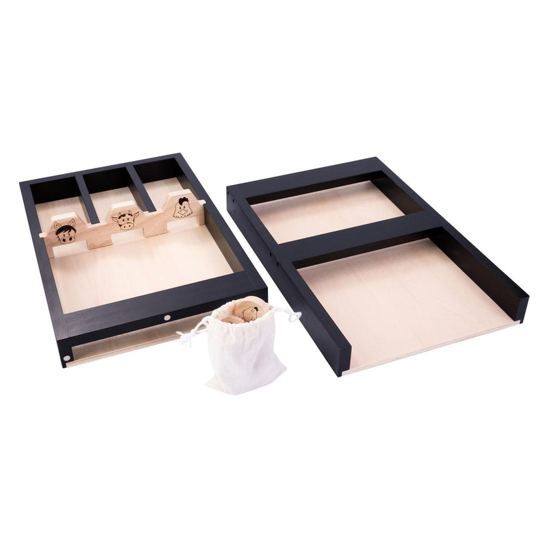 Load image into Gallery viewer, Houten kinder sjoelbak dieren, 80cm