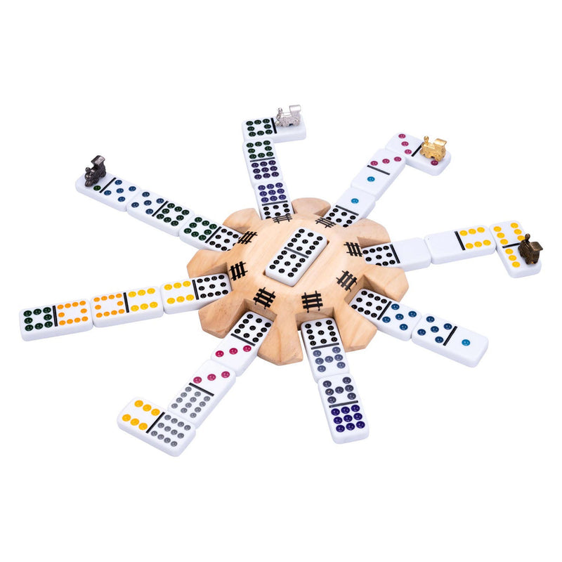 Load image into Gallery viewer, Engelhart domino mexican trains d12 deluxe