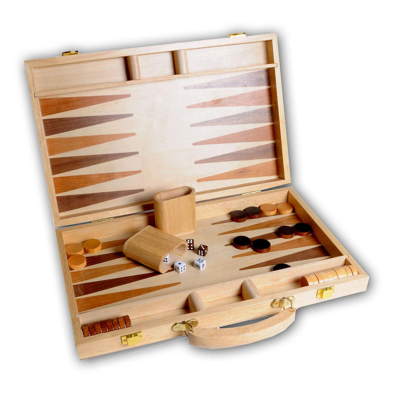Load image into Gallery viewer, Engelhart backgammon 15 hout ingelegd