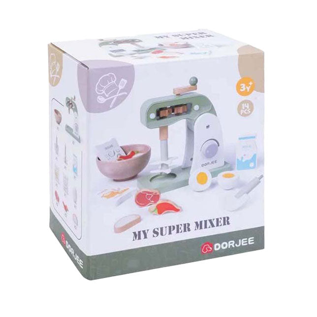 Afbeelding laden in galerijviewer, Houten super mixer set, 14dlg