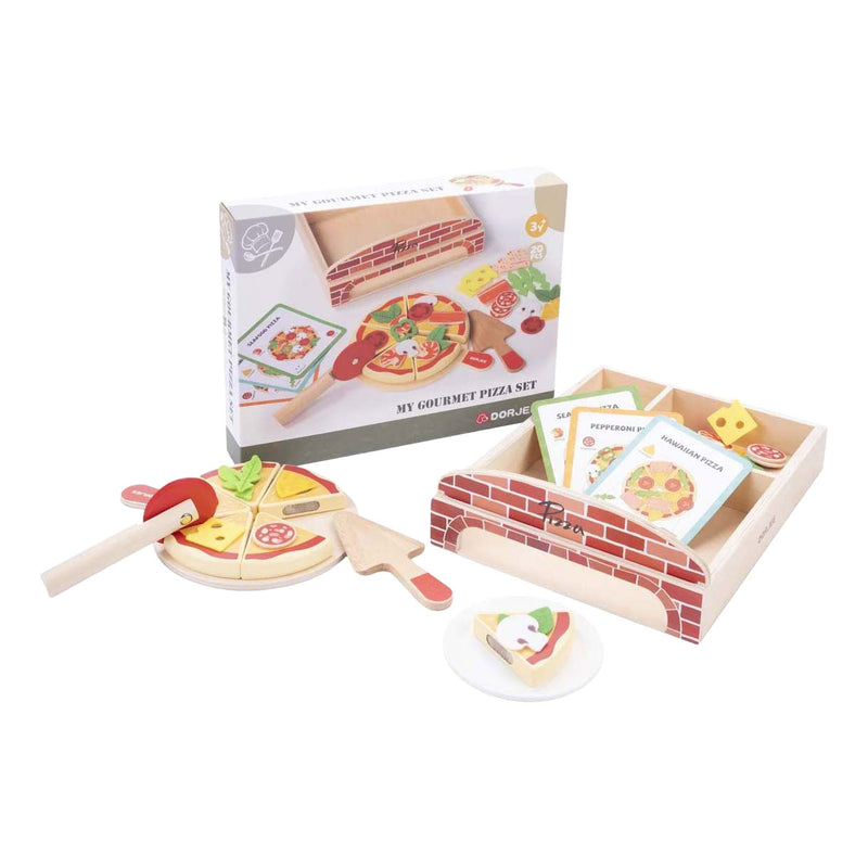 Load image into Gallery viewer, Houten gourmet pizza set, 20dlg