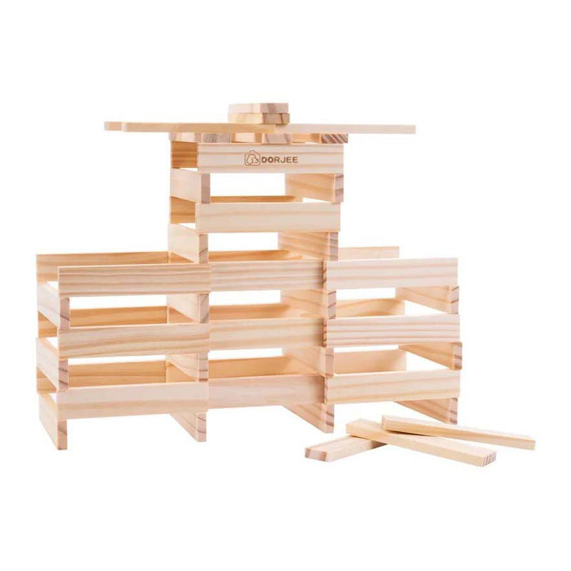 Load image into Gallery viewer, Dorjee Bouwplankjes set van 200 stuks multicolor