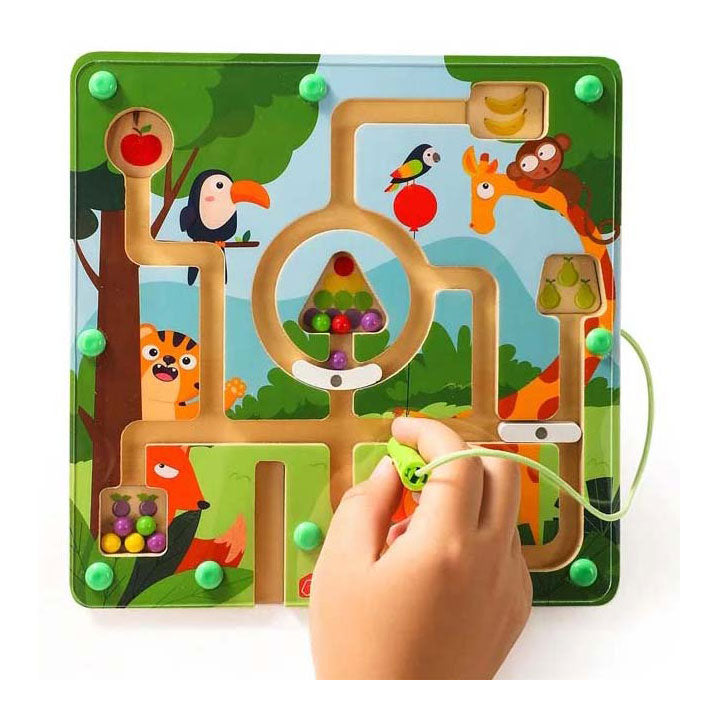 Load image into Gallery viewer, Dorjee magnetisch labyrinth dieren - 22x22cm