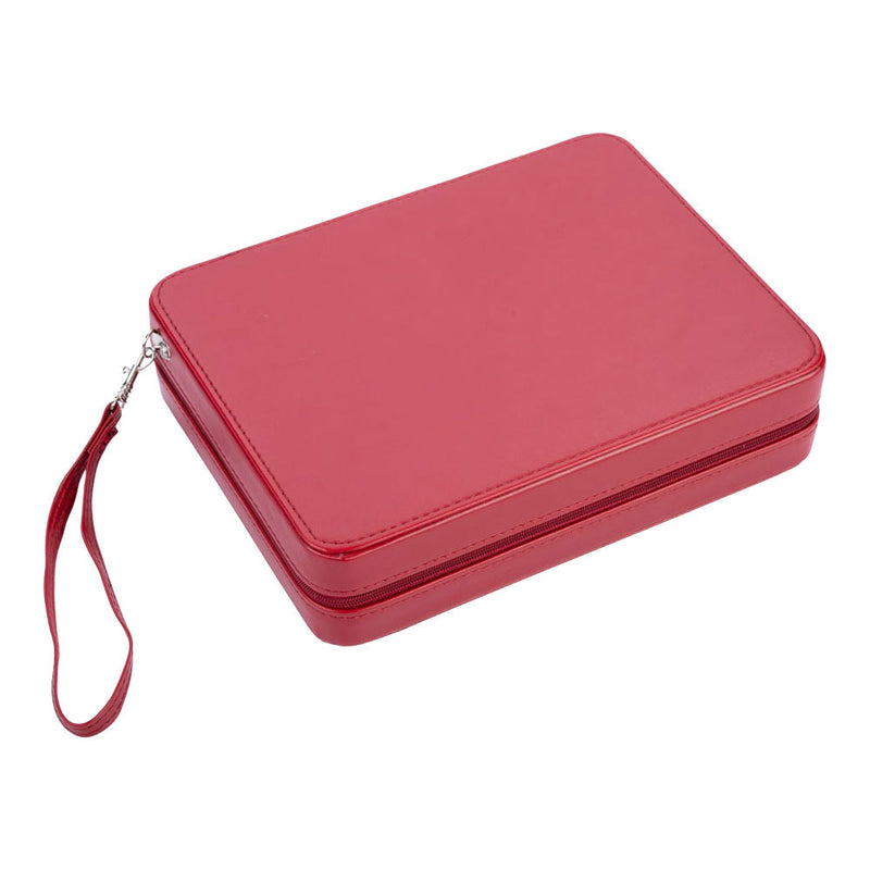 Load image into Gallery viewer, Engelhart backgammon reisspel met rits - rood