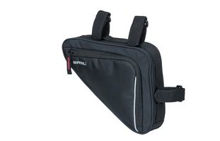 Load image into Gallery viewer, Basil Sport Design frametas M - zwarte fietstas - 1,7L - waterafstotend - klittenbandbevestiging