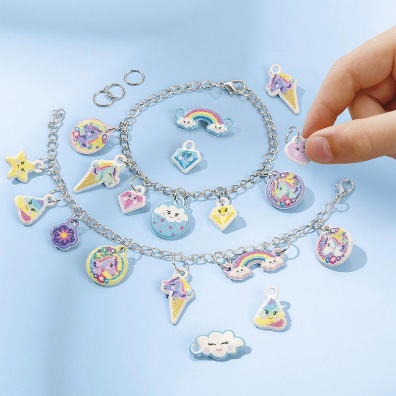Load image into Gallery viewer, Totum eenhoorn - puffy bedelarmbandjes