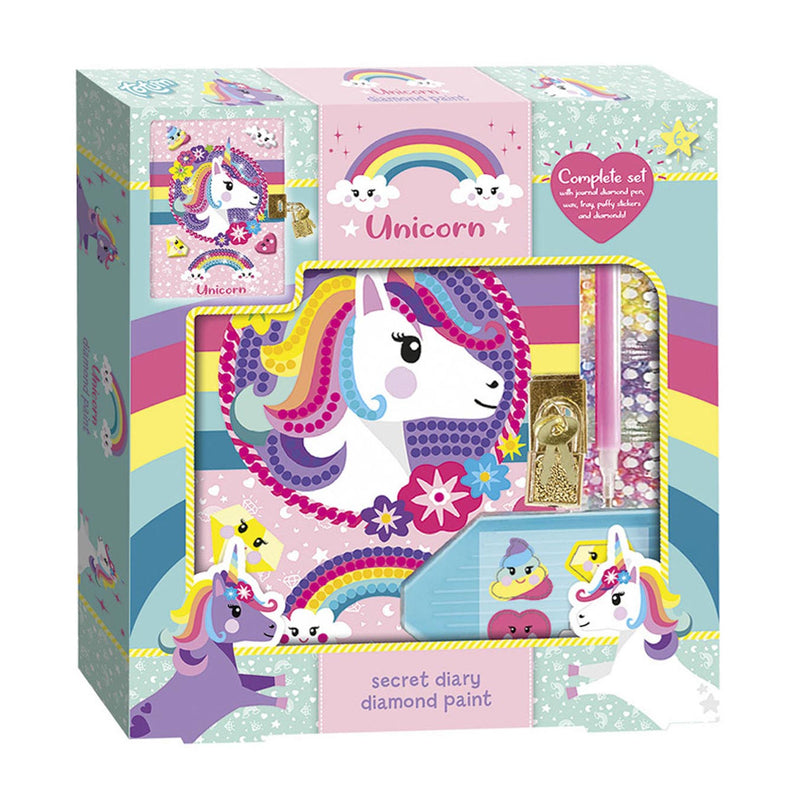 Load image into Gallery viewer, Totum unicorn geheim dagboek met slot vriendenboek | secret diary diamond painting knutselen | speelgoed meisjes cadeau tip