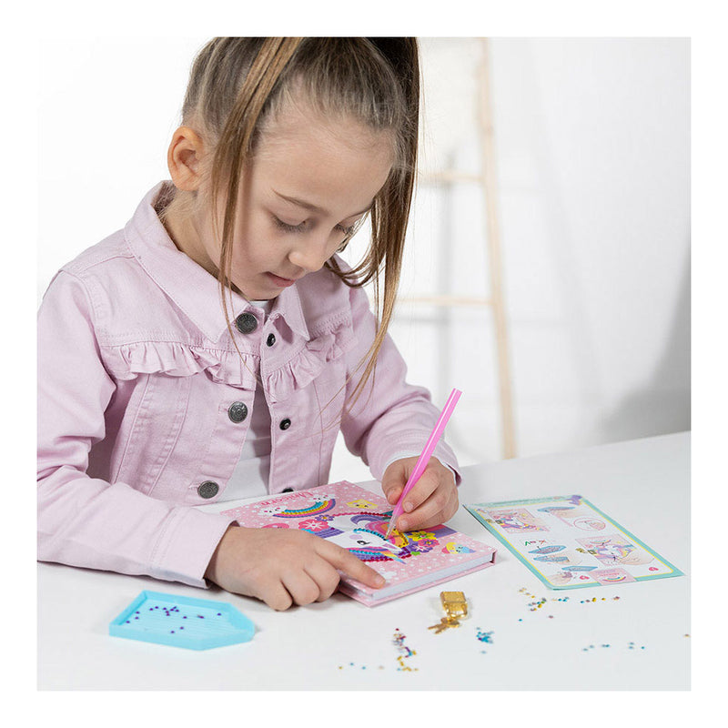 Load image into Gallery viewer, Totum unicorn geheim dagboek met slot vriendenboek | secret diary diamond painting knutselen | speelgoed meisjes cadeau tip