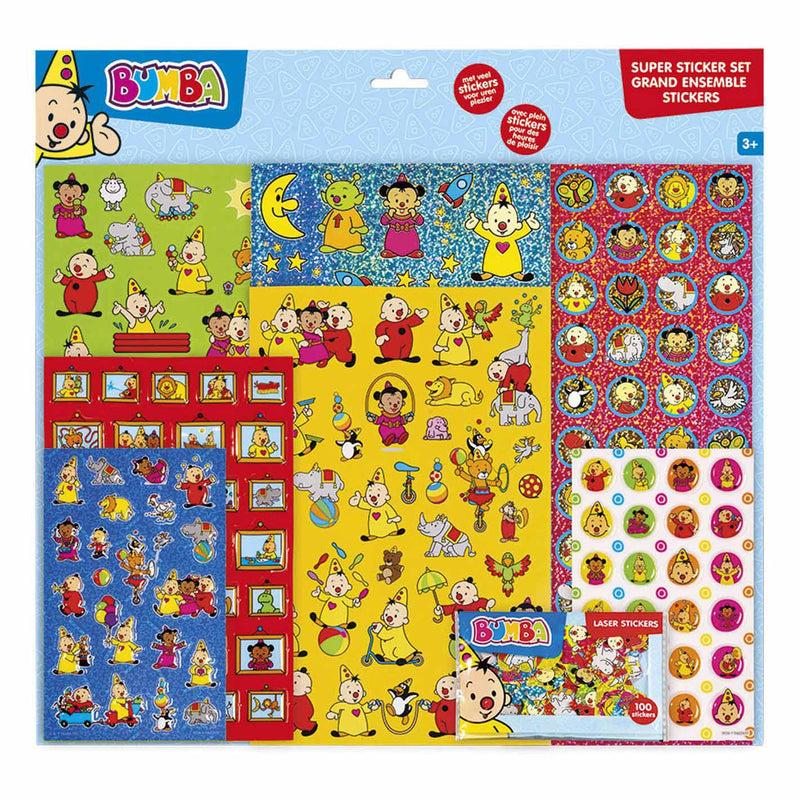 Load image into Gallery viewer, Bambolino toys super stickerset - bumba