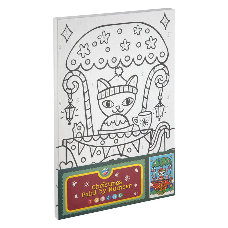 Load image into Gallery viewer, Creative craft group schilderen op nummer canvas kerstmis - a4