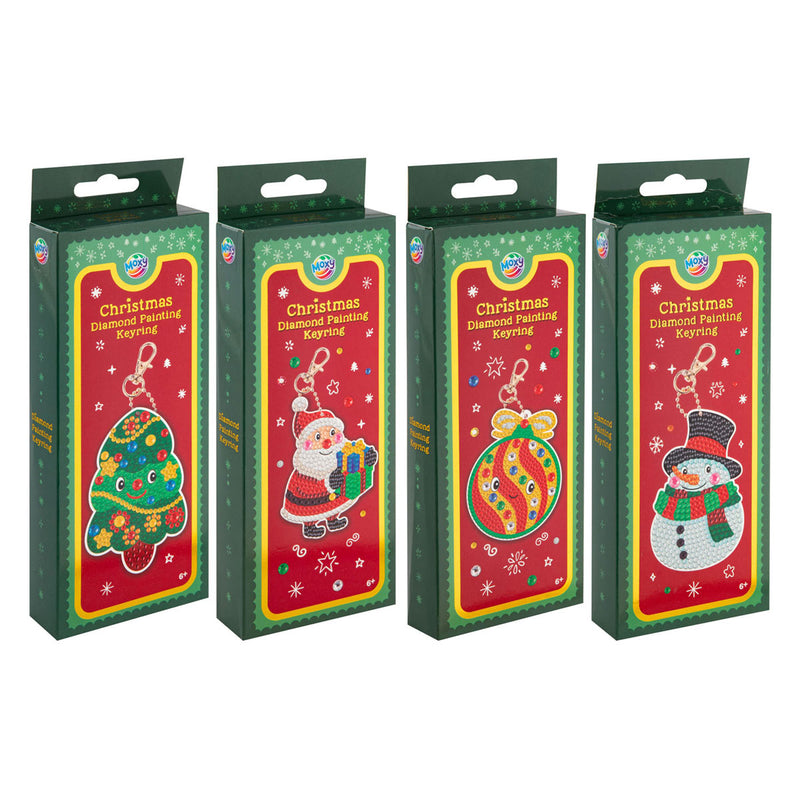 Load image into Gallery viewer, Creative craft group diamond painting sleutelhanger kerstmis
