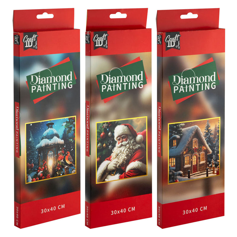 Load image into Gallery viewer, Creative craft group diamond painting kerstmis - 30x40cm