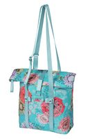 Load image into Gallery viewer, Basil Bloom Field fietsshopper, gerecycled PET, waterdicht, verstelbare schouderriem, laptopvak, 15-20L, sky blue