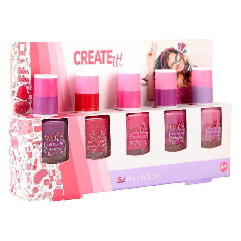 Afbeelding laden in galerijviewer, Create it! nagellak, 5st.