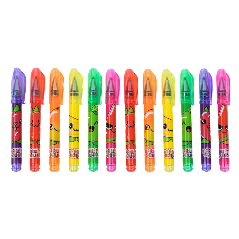 Load image into Gallery viewer, Canenco fruity squad mini gelpennen met geur, 12st.