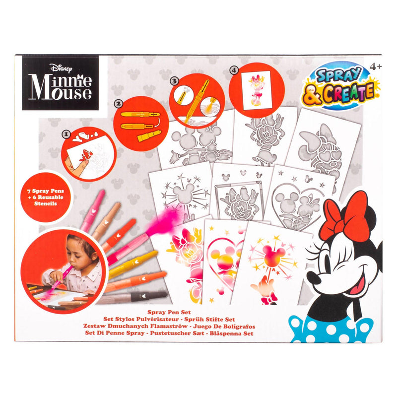 Load image into Gallery viewer, Canenco Minnie Mouse Blaaspennen Set