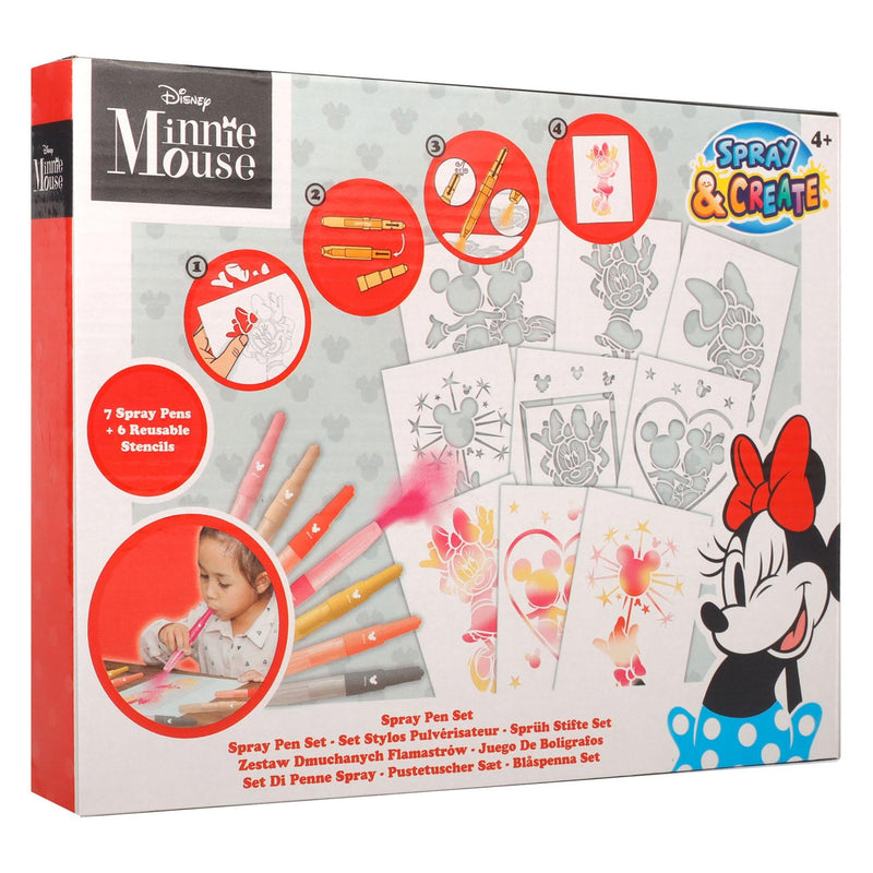 Load image into Gallery viewer, Canenco Minnie Mouse Blaaspennen Set