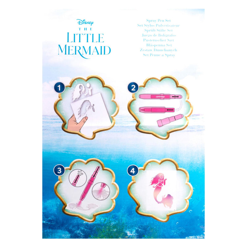 Load image into Gallery viewer, Canenco the little mermaid blaaspennen set