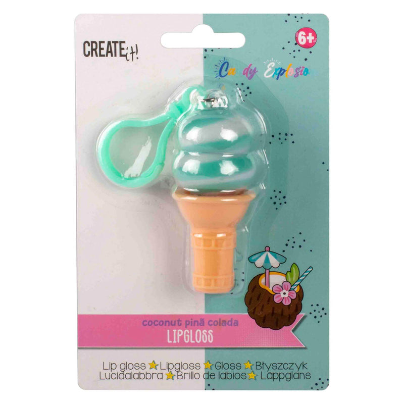 Load image into Gallery viewer, Canenco Candy Explosion Lipgloss Ijsje Sleutelhanger