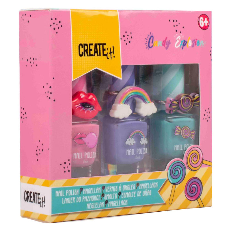 Load image into Gallery viewer, Create it! candy explosion nagellak, 3st.