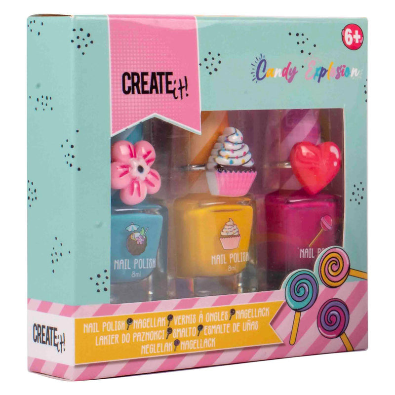 Load image into Gallery viewer, Create it! candy explosion nagellak, 3st.