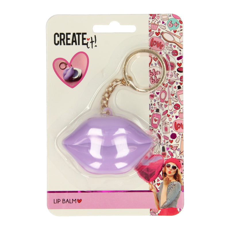 Load image into Gallery viewer, Create it! hart lippenbalsem sleutelhanger