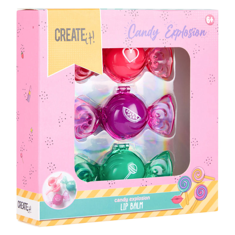 Afbeelding laden in galerijviewer, Create it! candy lippenbalsem toffee box, 3st.