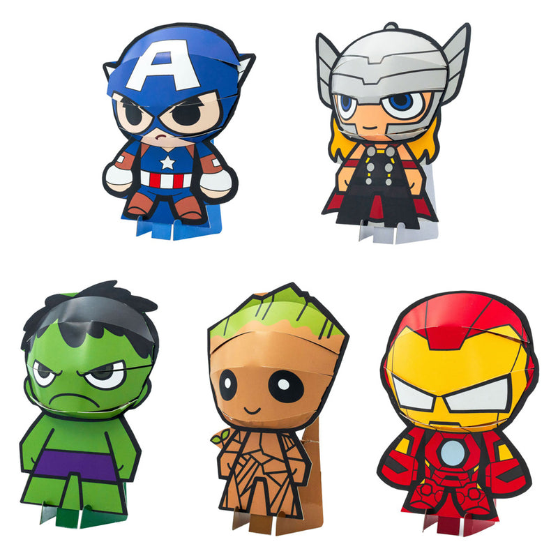 Load image into Gallery viewer, Canenco vouw je eigen marvel 3d figuur karton