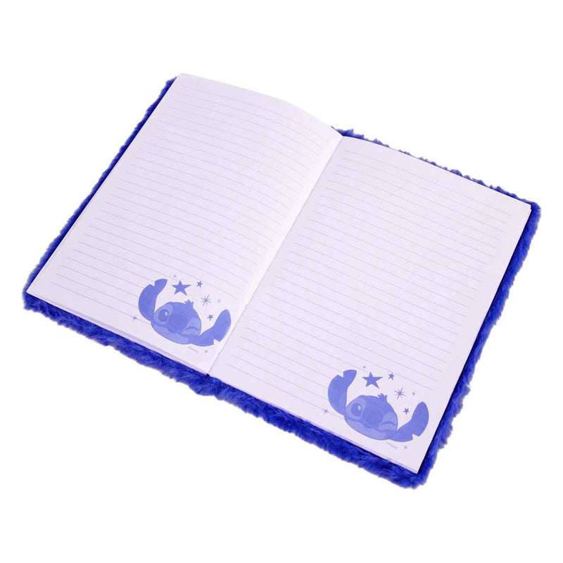 Load image into Gallery viewer, Canenco stitch pluche notitieboek donkerblauw