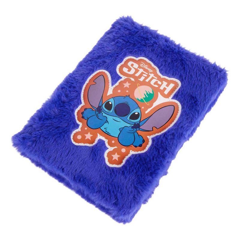 Load image into Gallery viewer, Canenco stitch pluche notitieboek donkerblauw