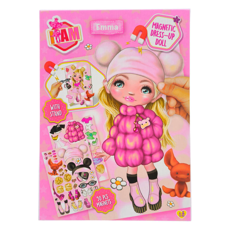 Load image into Gallery viewer, Canenco i am magnetic dress up doll - winter a5
