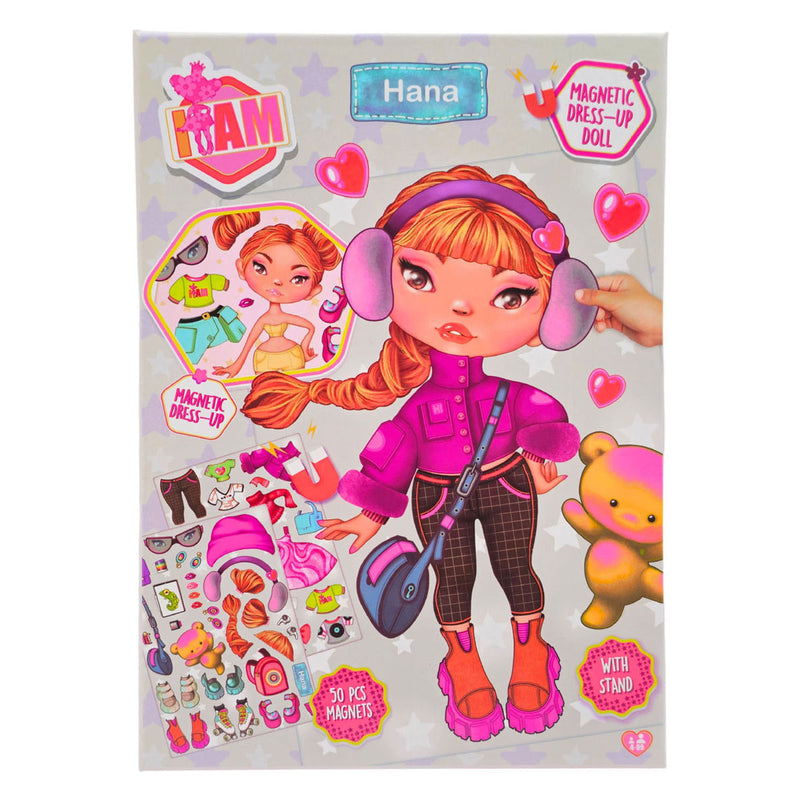 Load image into Gallery viewer, Canenco i am magnetic dress up doll - winter a5