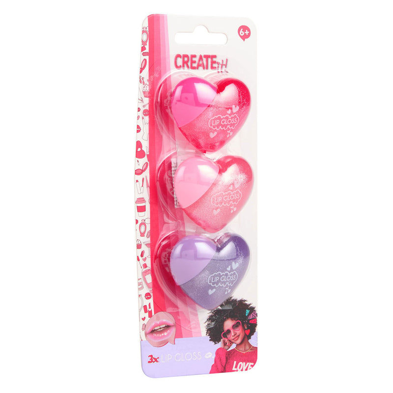 Load image into Gallery viewer, Canenco create it! love lipgloss hartjes - 3st.