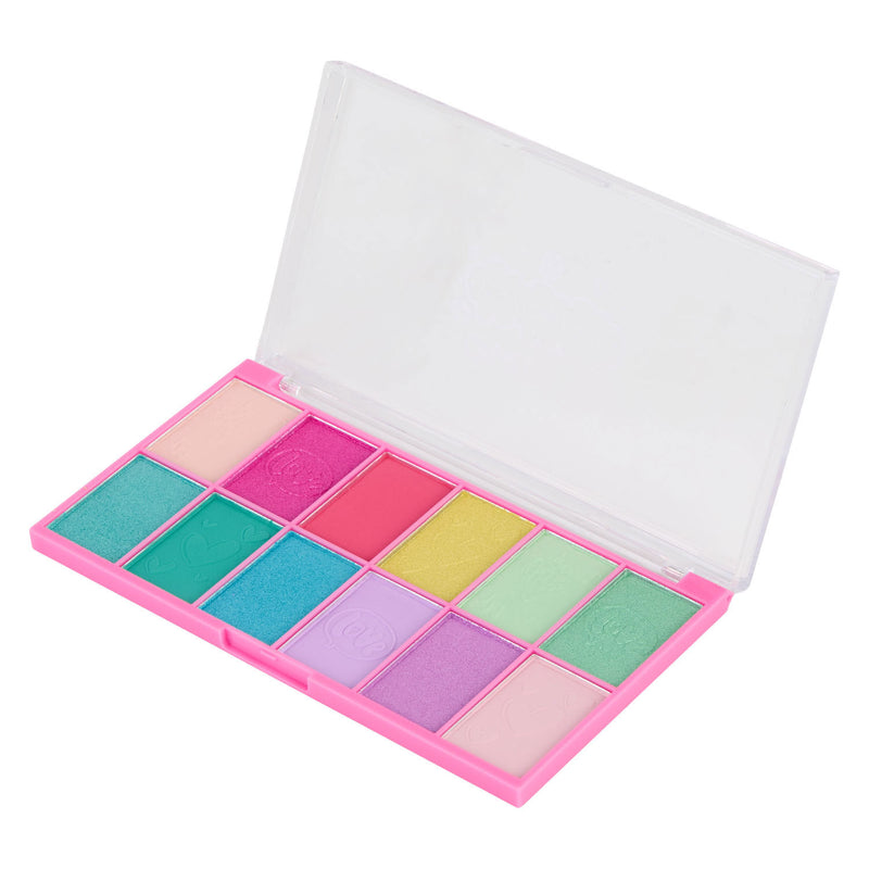 Load image into Gallery viewer, Canenco create it! oogschaduw palet regenboog roze - 12dlg.