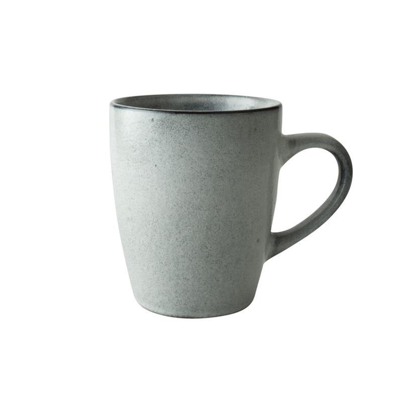 Load image into Gallery viewer, Dutch rose serenity mok grijs 370ml 4st
