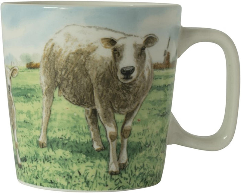 Load image into Gallery viewer, Wiebe van der zee wiebe's farm minimok schaap 230ml doos a 6 stuks porselein