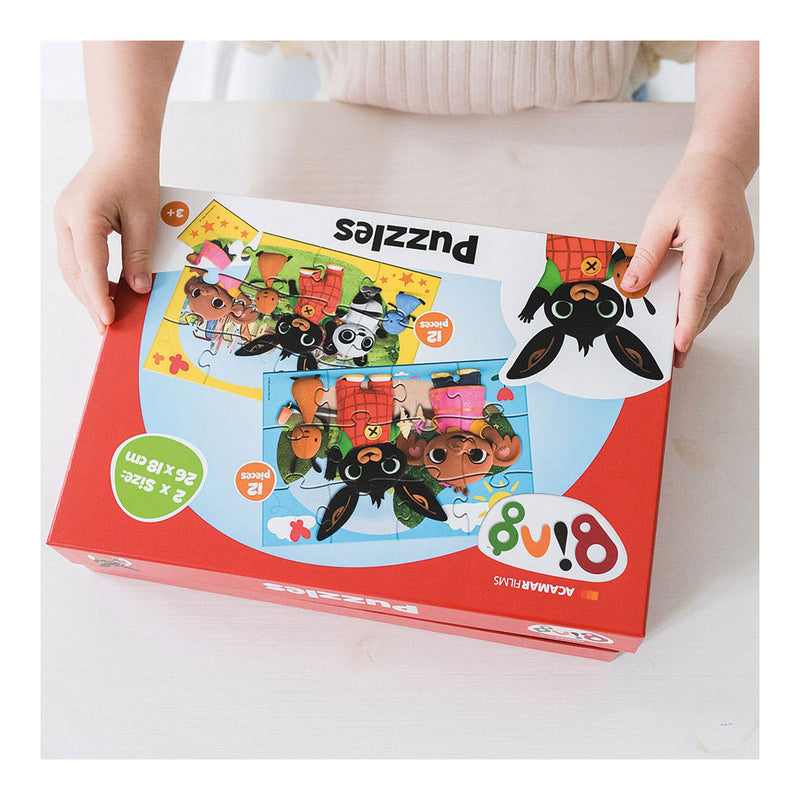 Load image into Gallery viewer, Bambolino toys puzzel, 2x12st.