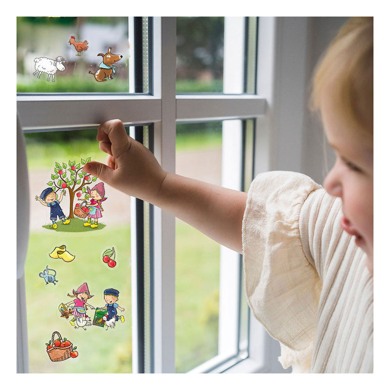 Load image into Gallery viewer, Fien en teun fien teun raamstickers | 3 stuks