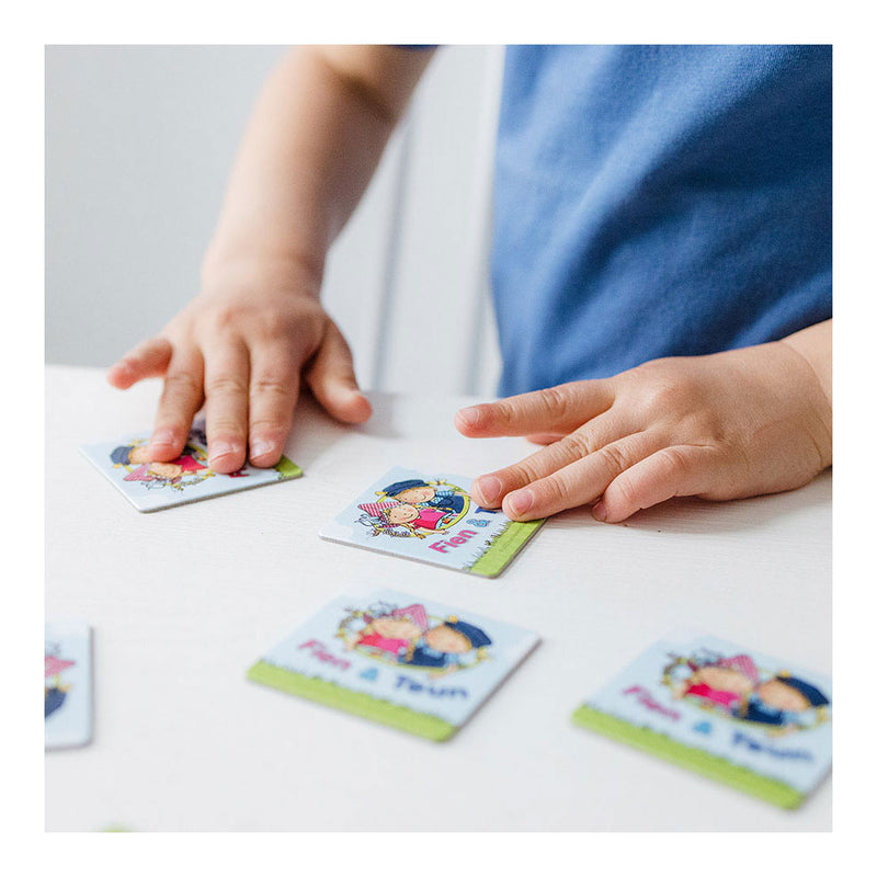 Load image into Gallery viewer, Bambolino fien teun memo spelletje - geheugen spel educatief spelgoed - boerderij - toys - vanaf 3 jaar