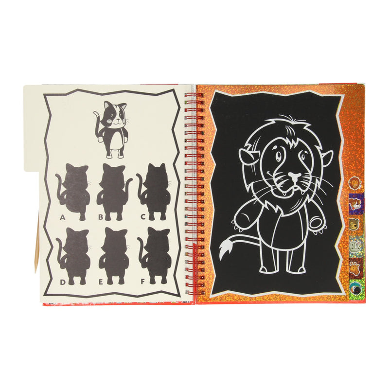 Load image into Gallery viewer, Lobbes kras- en doeboek dieren