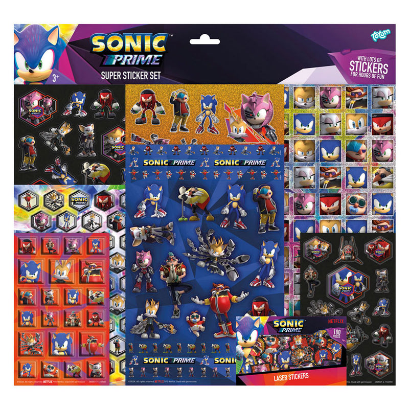Load image into Gallery viewer, Totum sonic super stickerset