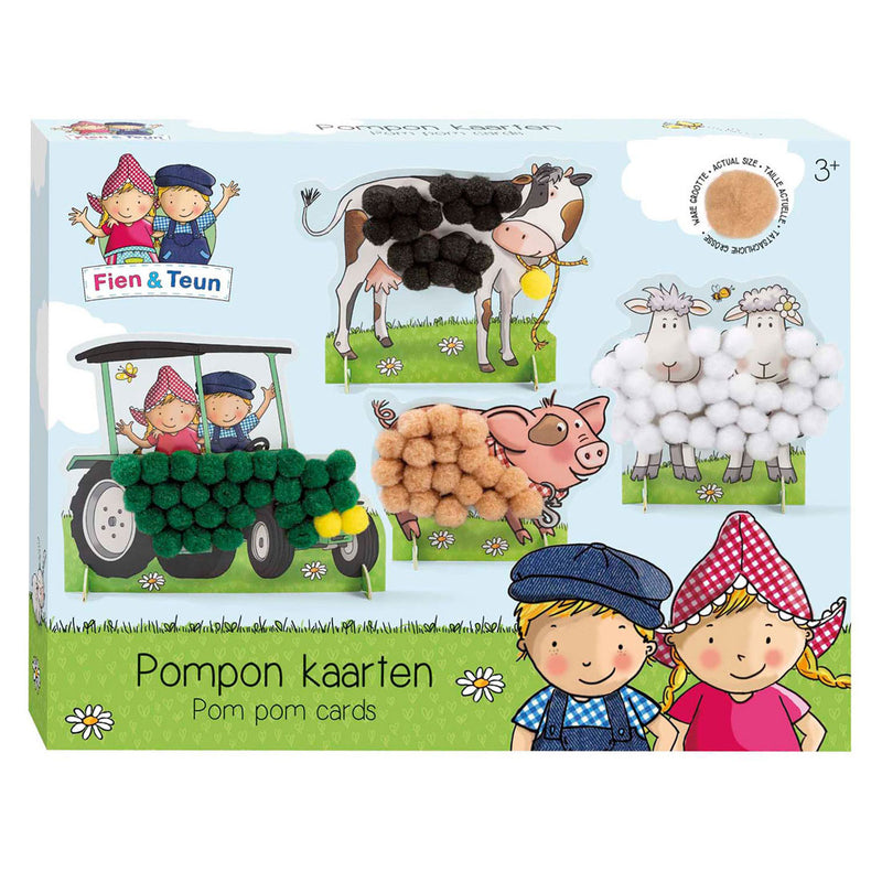 Load image into Gallery viewer, Bambolino fien teun pompom plakken