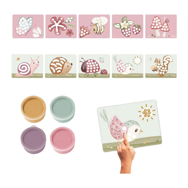Load image into Gallery viewer, Little dutch vingerverf fairy garden - complete set - cadeautip - creatief speelgoed