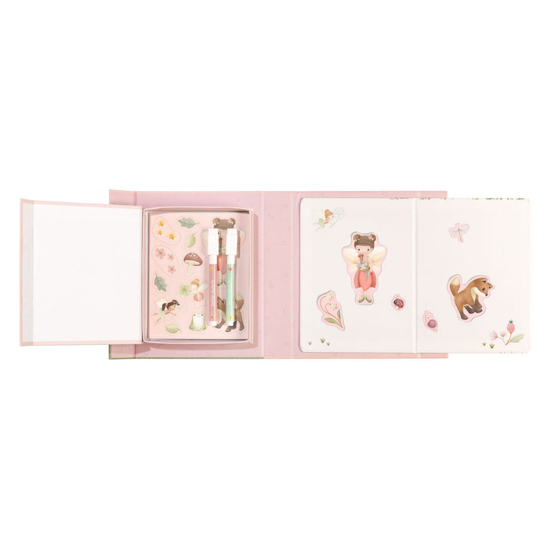 Load image into Gallery viewer, Little dutch whiteboard kleurset met magneten - rosa fairy garden
