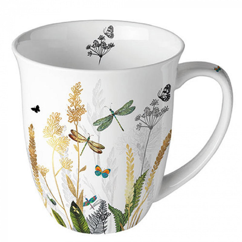 Load image into Gallery viewer, Ambiente mok ornamental flowers white