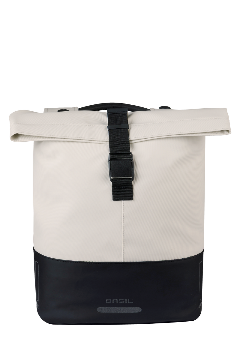 Load image into Gallery viewer, Basil b.v. tas basil cove dubbel wit zwart | mik | 32l