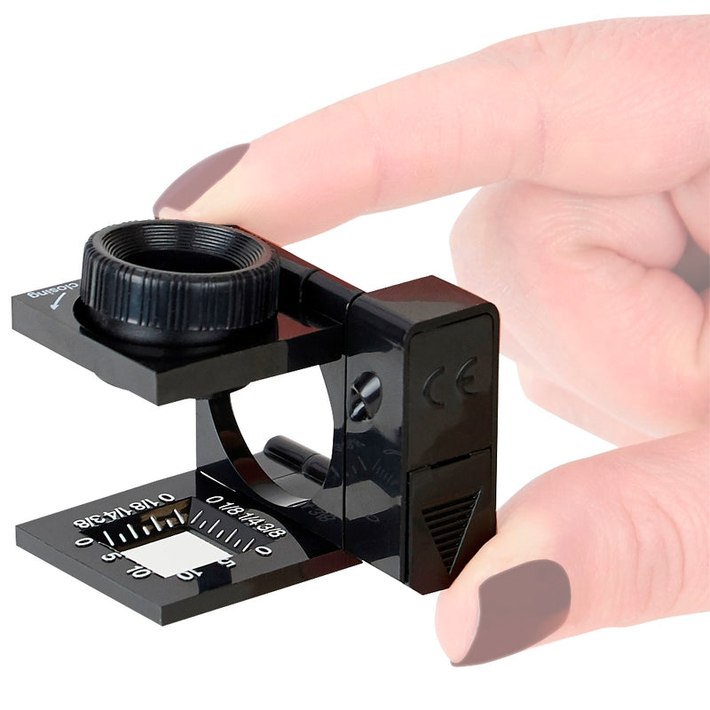 Load image into Gallery viewer, Carson dradenteller opvouwbaar met led 11,5x15mm