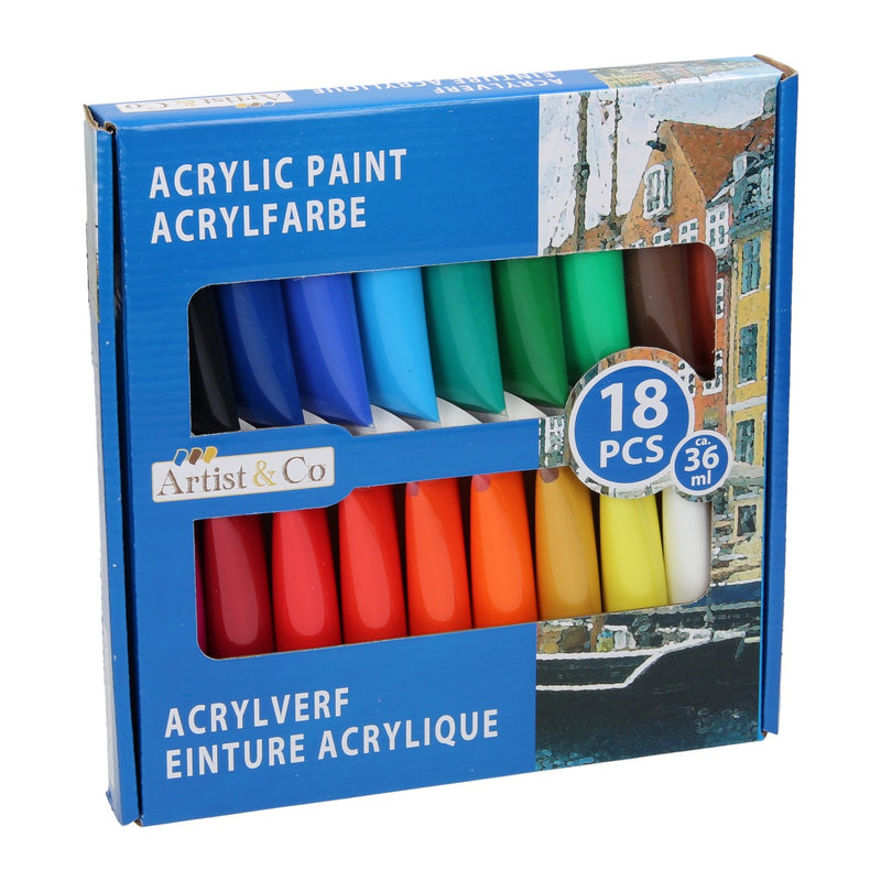 Load image into Gallery viewer, Acrylverf, 18dlg.