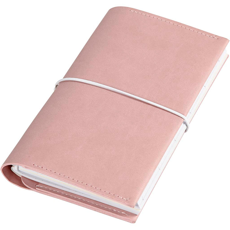 Load image into Gallery viewer, Creativ company https: www.cchobby.nl planner-bulletjournal-afm-10x18x1-5-cm-elastieksluiting-roze-1-stuk