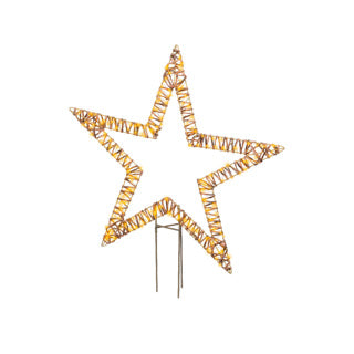 Load image into Gallery viewer, Kaemingk micro led stake light wicker steady buitenl.1 cm x w.76cm x h.92cm